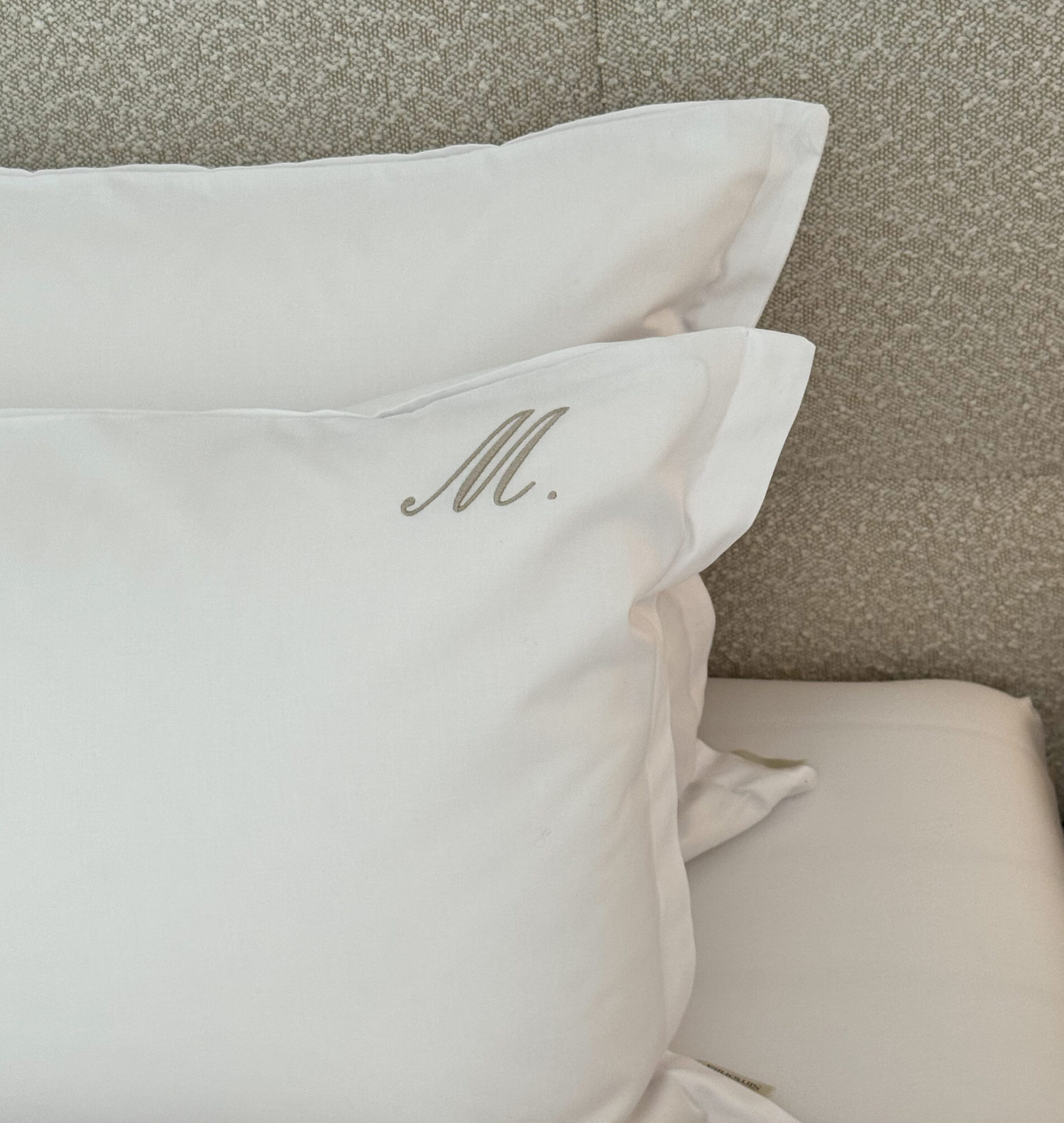 Pościel satynowa Pure personalizowana – biała - obrazek 4